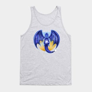 Kawaii Spiritual Astral Dragon - With Background Tank Top